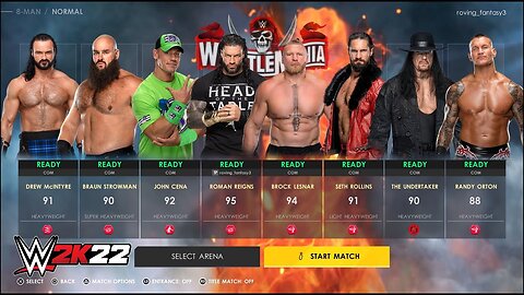 WWE 2K22 (PS5) - My First Ever Gameplay The Rock vs John Cena Gameplay (4K 60fps)