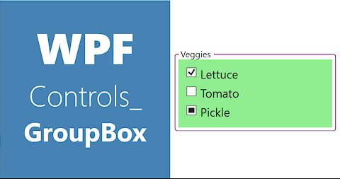 WPF Controls | 6.GroupBox | HD
