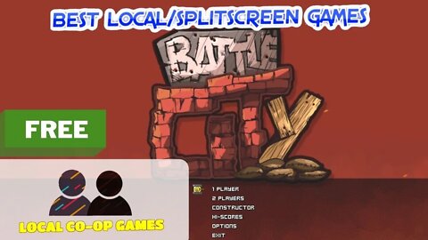 Battle City Remake Multiplayer [Free Game] - How to Play Local Coop [Gameplay]