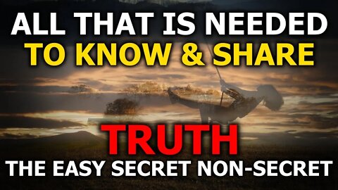 What Religion & Science Is Meant To Do... The Secret Non-Secret
