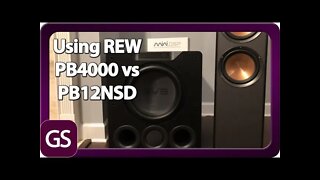 How To Tune A Subwoofer With REW PB4000 vs PB12NSD