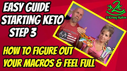 Easy guide to starting keto Step 3 | How to determine Keto Macros | Protein & Fuel