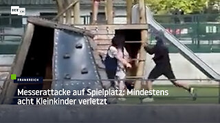Messerattacke auf Spielplatz: Mindestens acht Kleinkinder verletzt