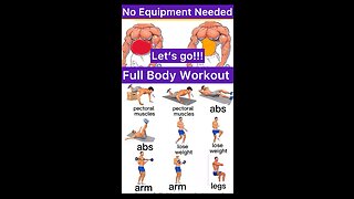 Full Body Weight Loss Workout with No Equipment Needed.
