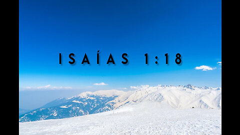 Isaías 1:18