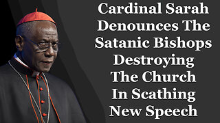 Cardinal Sarah Denounces The Satanic Bishops Destroying The Church
