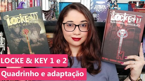 LOCKE & KEY - Joe Hill - Vol.1 e 2 e adaptação da Netflix 🔑 | Biblioteca da Rô