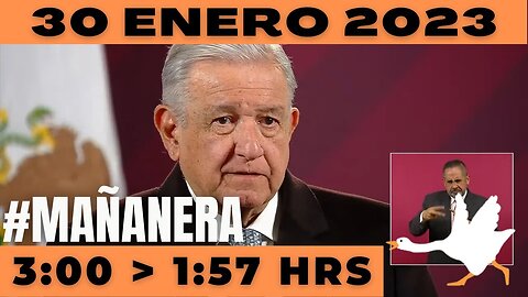 💩🐣👶 #AMLITO | Mañanera Lunes 30 de Enero 2023 | El gansito veloz de 3:00 a 1:57.