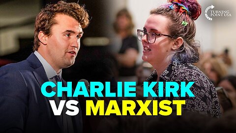 Charlie Kirk Debates Marxist College Student 👀🔥 *FULL CLIP*