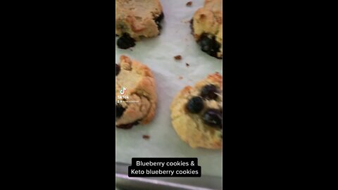 Blueberries cookies recipe in description below