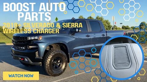 2019+ Silverado & Sierra Wireless Charger (Boost Auto Wireless Charger)