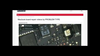 Board repair videos mirrored, ORGANIZED & categorized by board # and problem type.