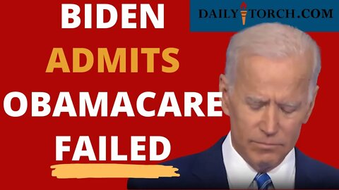 Biden Admits ObamaCare Failed to Curb Costs