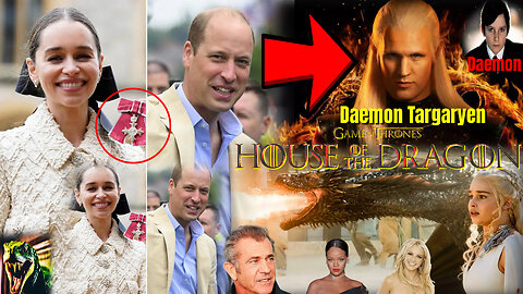 1 Hour Ago: Prince William Honors Emilia Clarke (GOT) With Medal For HeadWound Work GAME OF THRONES