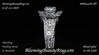 BBR434M-HP 1.38 ctw Small Blooming Engagement Ring Without Matching Wedding Band