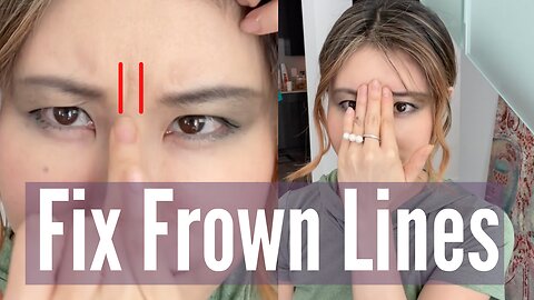 Fix Frown Lines between Eyebrows
