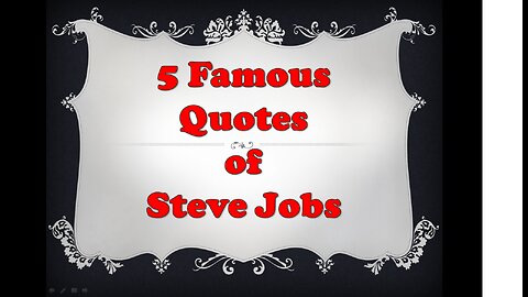5 Famous Quotes of Steve Jobs