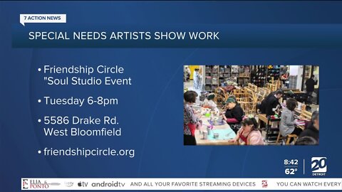 Artists with special needs showing off work in West Bloomfield
