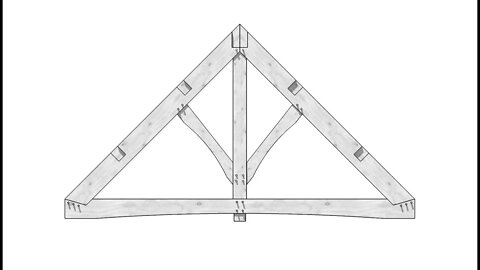 Designing and testing a Timber Frame King Post Truss