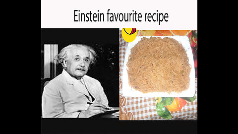 Einstein favourite recipe