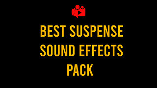 Best Suspense Sound Effects Pack - Suspense SFX (High Quality)