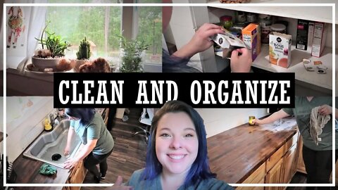 Ultimate Clean & Organize With Me//Speed Cleaning Motivation//Butcher Block Counter Top Care