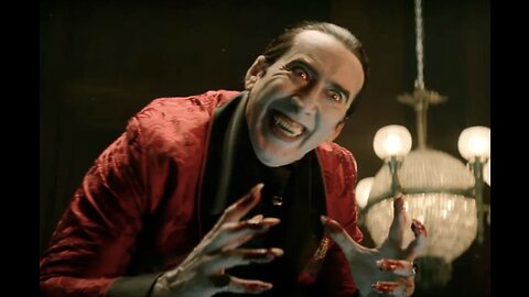 Dracula by Nicolas Cage painting
