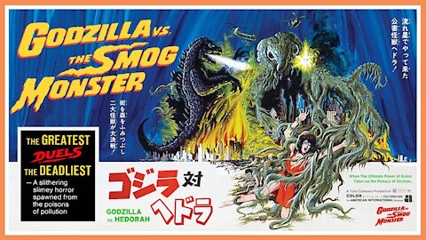 GODZILLA vs THE SMOG MONSTER (Hedorah) 1971 Japanese - English Subtitles Trailer & FULL MOVIE HD & W/S