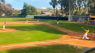 Charlie Orman 2025 ⚾️ Hitting - EC Varsity vs. Fallbrook - Mar ‘22