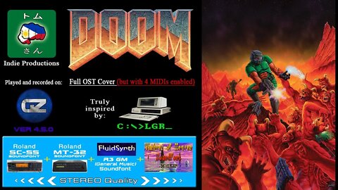OG DOOM (1993) - Full OST with 4 combined MIDIs (60fps Full HD)