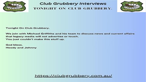 Club Grubbery Live with Cafe Locked Out...