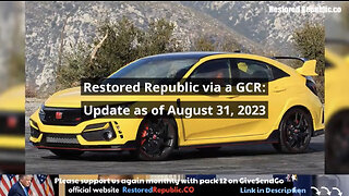 Restored Republic via GCR Update for 08.31.23