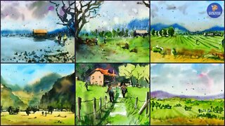 Planning Your Painting: Sketch & Paint 6 Watercolour Landscapes (Free for First 100 Students).