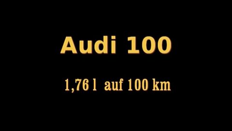 Der Audi 100 aus dem Jahr 1989