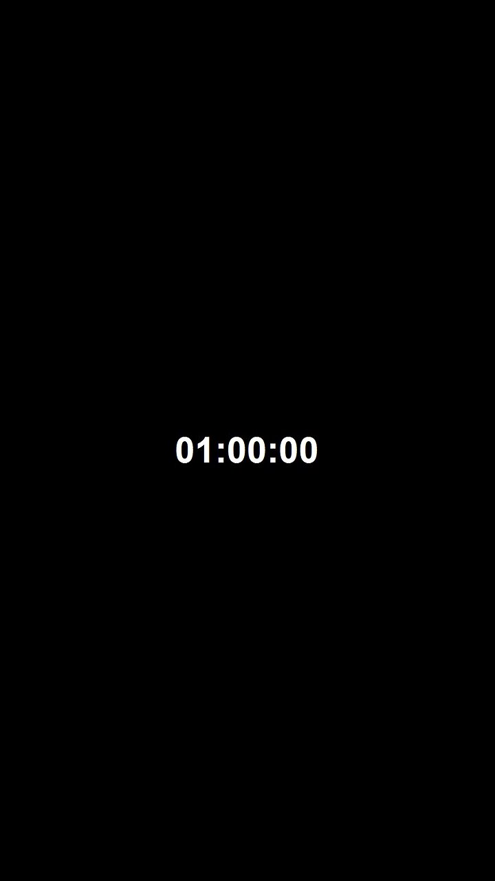 1 hour countdown timer can you stay focused for this long 