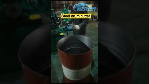 Steel Drum Cutter - Steel Barrel Recycling - Discarded Drum Disposal