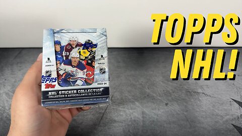 Topps NHL Sticker Collection 2023-24 Box Opening!