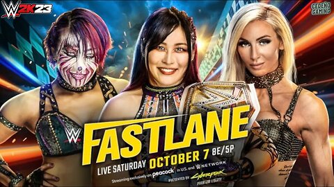 WWE Fastlane: Iyo Sky vs. Asuka vs. Charlotte Flair Triple Threat Match | WWE 2K23 Gameplay PS5