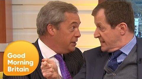 Piers Loses Control of Nigel Farage's Brexit Row With Alastair Campbell | Global Insight News