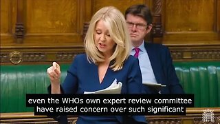 WHO: Esther McVey MP asks if Govt plans to hand far-reaching new powers to unelected WHO