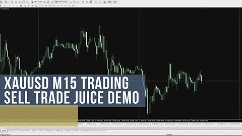 XAUUSD M15 Trading Sell Trade Juice Software Demo