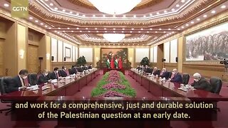 Bombshell Why China Welcoming Palestinian President To Announce Strategic Partnership