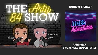 Dead Mall Explorer Anthony for Aces Adventures on You Tube on The Arty 84 Show – 2020-12-30 – EP 163