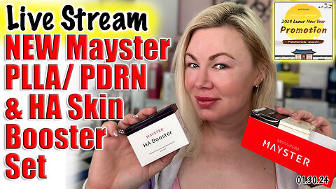Live Testing Maypster Plla/ HA/ PDRN Skin Booster Set, Maypharm.net | Code Jessica10 Saves you 25%