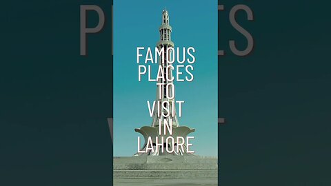 #lahore famous places to visit in Lahore #youtubeshorts