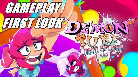 Demon Turf: Neon Splash - Gameplay PC First Look