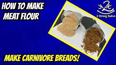 How to make Meat Flour | Chicken Flour | Beef Flour