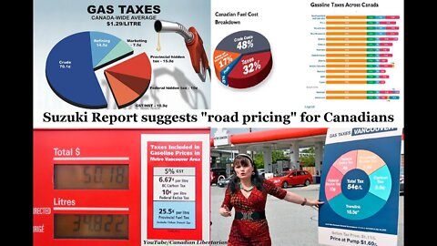 Suzuki Report suggests "road pricing" for Canadians