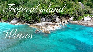 Tropical Island Waves, Sleeping Music, Relaxing Music, Stress Relief, Meditation Music, sleep, relax