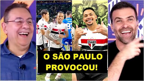 HAHAHA! "O São Paulo TEM QUE TIRAR SARRO do Palmeiras mesmo porque..." OLHA como o SPFC PROVOCOU!